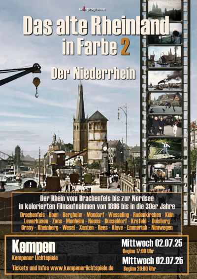 Filmplakat: Altes Rheinland in Farbe: Filmreise in die Vergangenheit